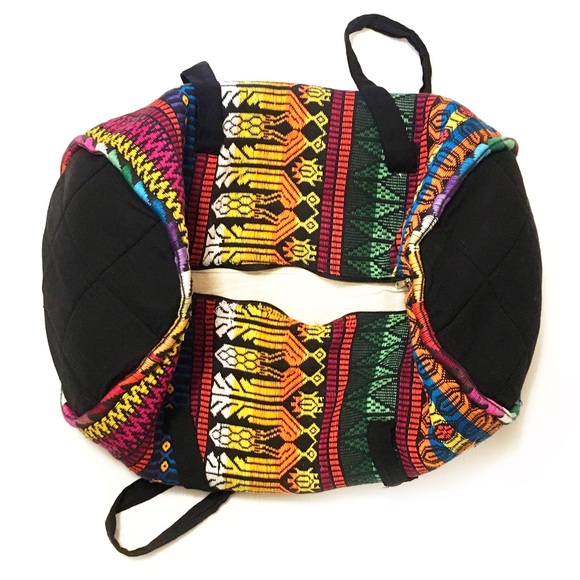 Vintage OTOMI embroidery BOHO duffle bag weekender - Picture 6 of 7